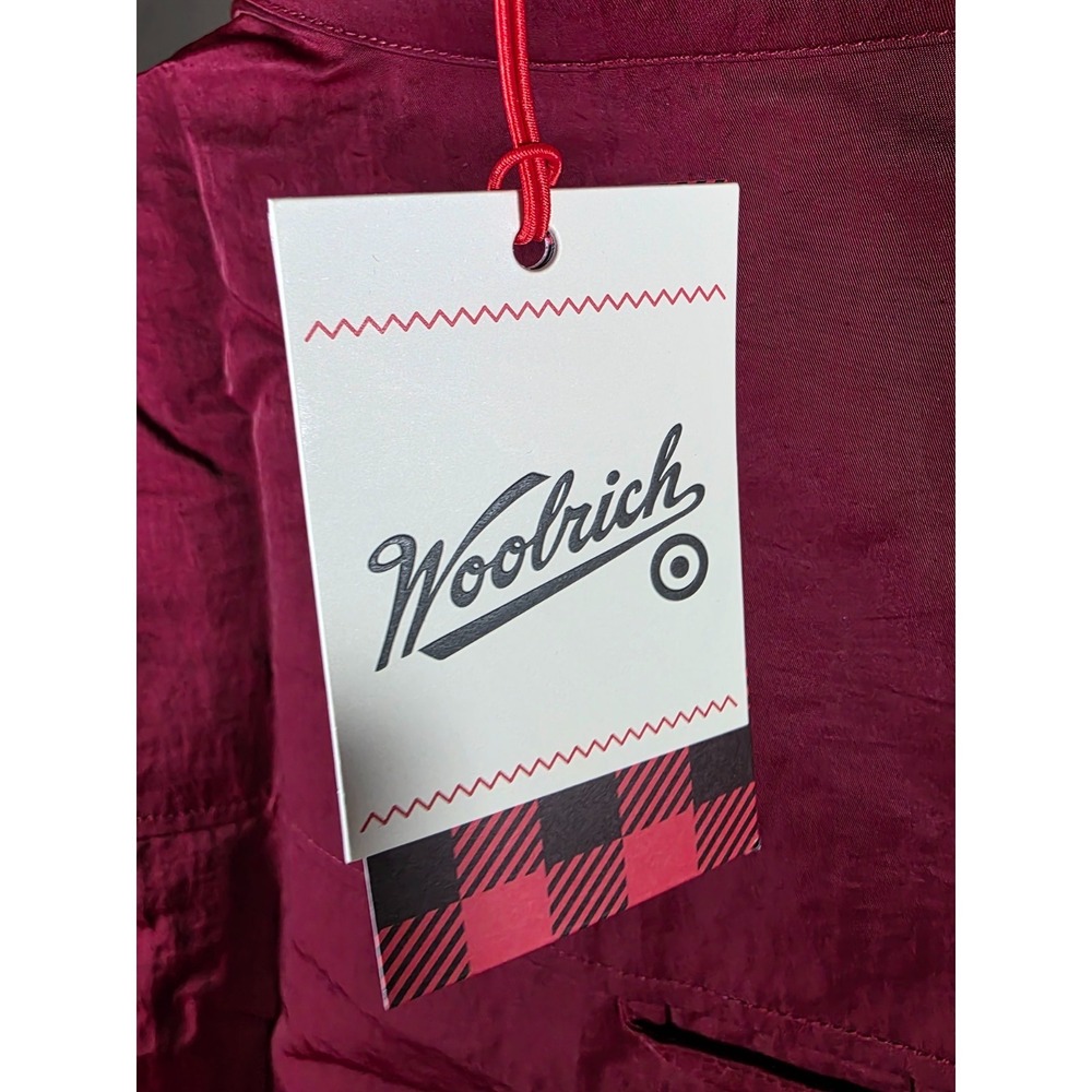 Women's Cropped Utility Vest - Woolrich XL Maroon - Picture 4 of 4